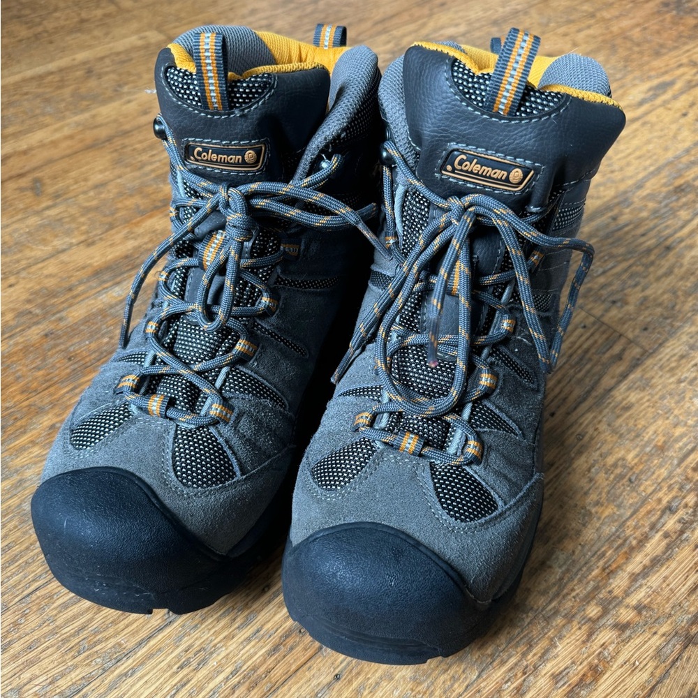 Coleman Gray and Black Hiking Boots